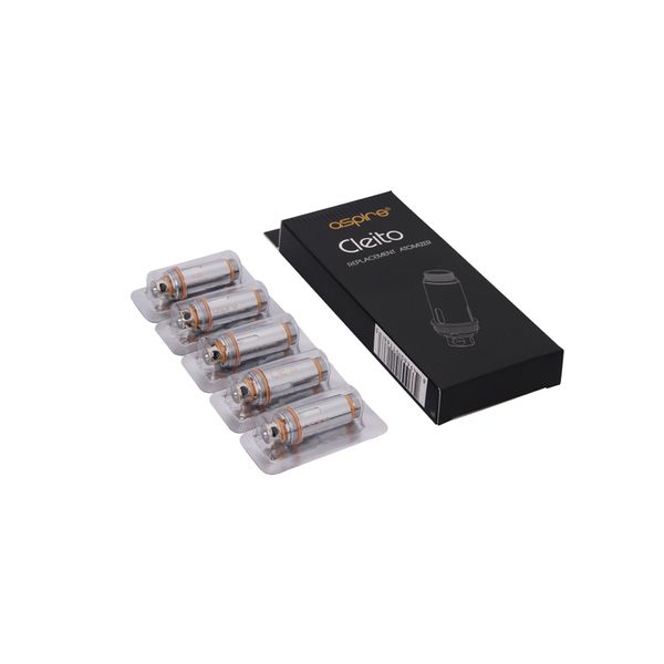 

Катушки Aspire Cleito 0.2ohm 0.4ohm SS316L 0.4ohm 0.27ohm Революционная новая конструкция катушки Замена головки катушки для Cleito Tank 100% оригинал