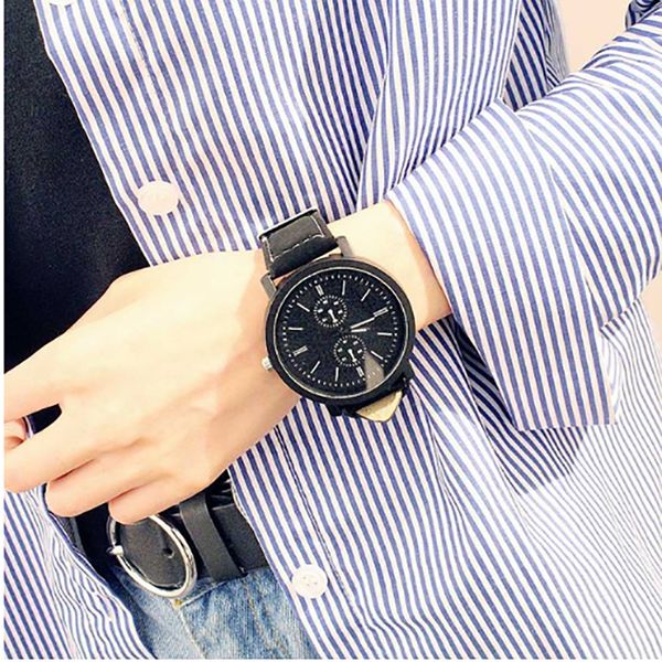 

business fashion men's watch men's success quartz fashion watch levert dropship, Slivery;brown