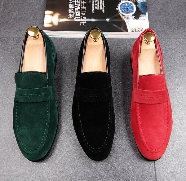 

2018 Мода Шипованные Мужские Повседневные Лосины красные Туфли Туфли Италия Стиль