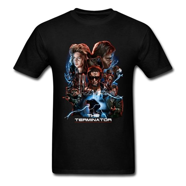 

the terminator movie t shirt xxxl short sleeve brand-clothing new style swag coon funny t shirts, White;black