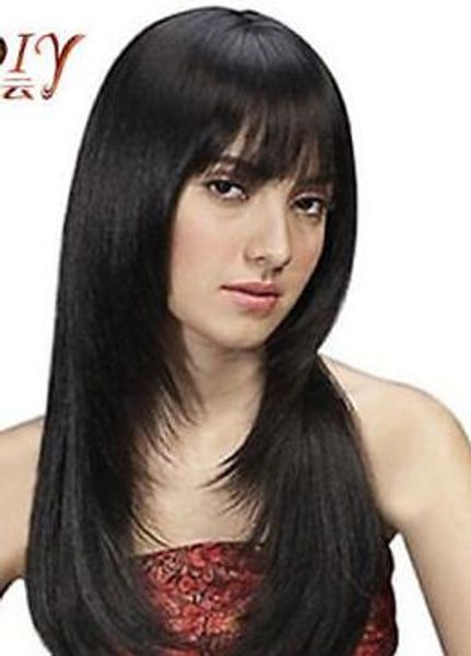 Charmed Black reta Long Cosplay Natural Lady's Wigs for Women Hair Wig