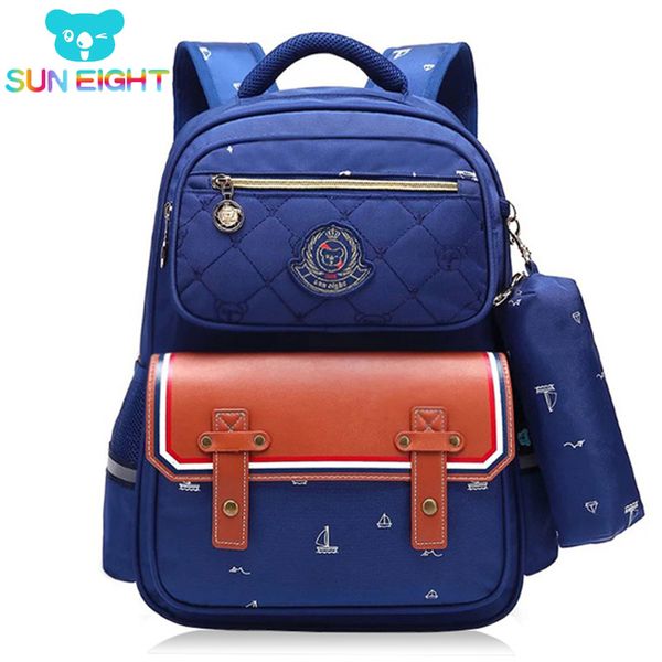 

sun eight 2018 new orthopedics boys backpacks for school bag kids backpack children's bag school backpack for girls gift y18110107