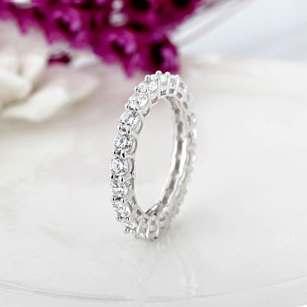 

whole salesilver charms ring round with full crystal diy wedding rings for women r137, Golden;silver
