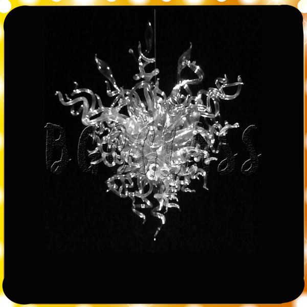 

pure clear color hand blown glass crystal chandelier elegant decor home lamps chihuly style chandelier lighting