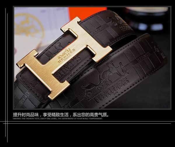 

HermÃ¨ brand de igner belt women men belt leather luxury 111
