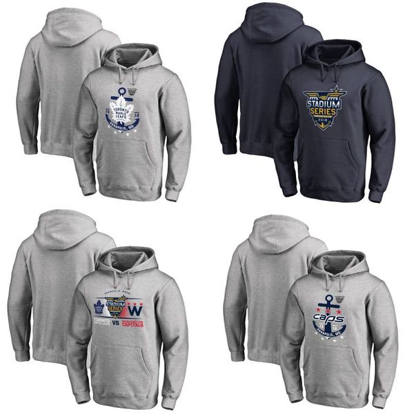 

2018 Stadium Series Pullover Hoodie Toronto Maple Leafs Men Stitched Heather Gray Navy Hockey Jerseys Hoodie