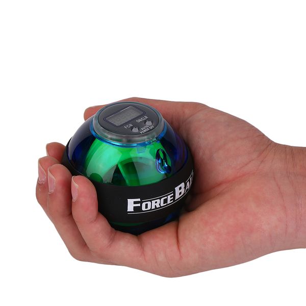 

multifunctional led wrist power force grip ball arm muscle exercise speed meter counter function led lights wrist ball