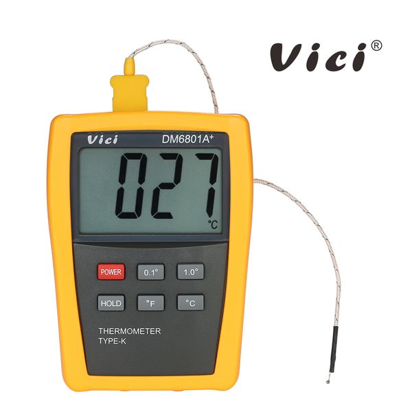 

Vici High-precision Digital Thermometer Mini LCD temperature instruments Temperature Sensor Tester gauge + K-type Thermocouple
