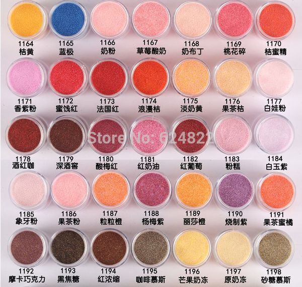 

50colors,100g each color sugar powder for nail art, Silver;gold