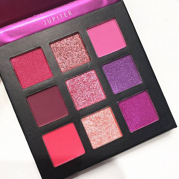 

beauty glazed 9 glitte eyeshadow palete make up eyeshadow pallete long-lasting easy to wear eye shadow matte shimmer sombras