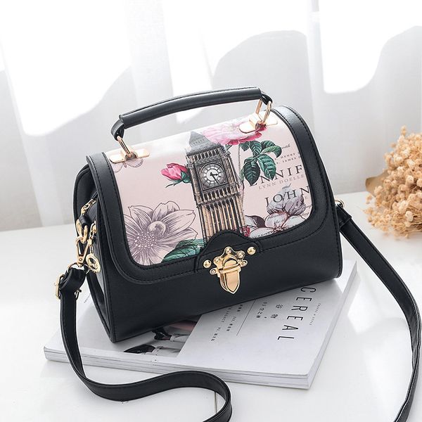 

womens bag 2018 summer new shoulder bag female korean stereotype zipper fashion handbags pu leather crossbody