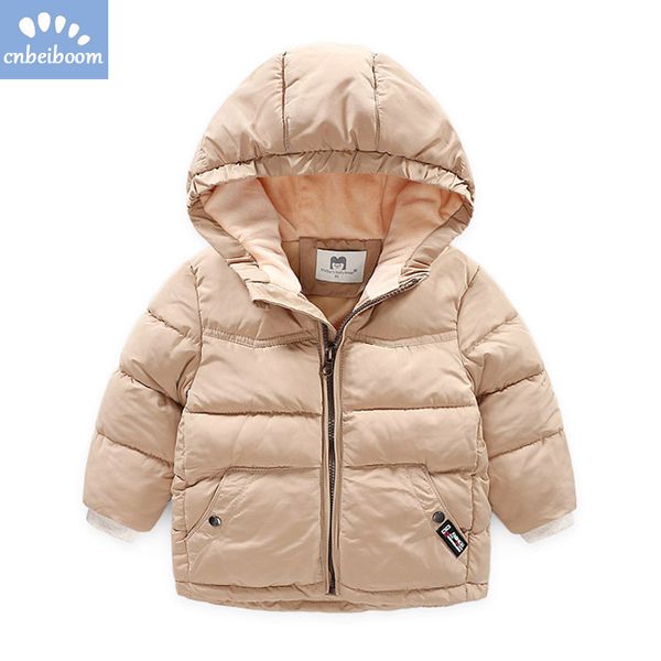 

2018 new winter thick jackets for boys girls children parkas winter cotton down coat kids outerwear jacket fashion boys clothes, Blue;gray