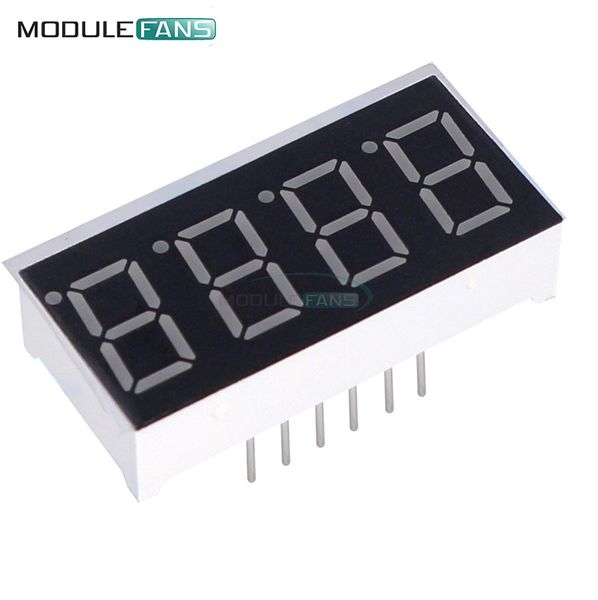 

5pcs 0.36 inch 4 digit led display 7 seg segment common cathode red