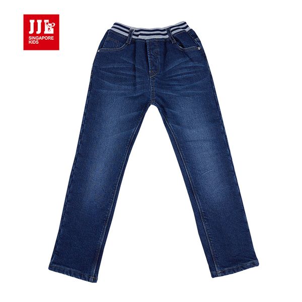 Kinder Jeans Hosen mit Streifen auf den Seiten Kinder Jeans Hosen mit Streifen auf den Seiten