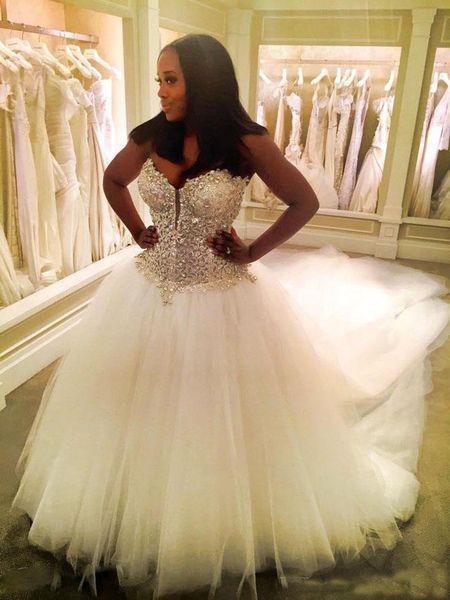 

Dubai Nigerian Lace Wedding Dresses Custom Made Plus Size Open back Tulle Puffy Bridal Gowns Arabic Pnina Totnai Wedding Dress