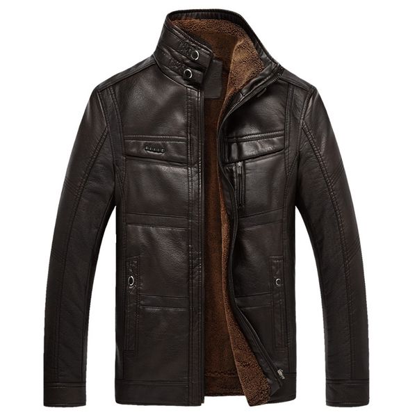 

new 2018 fashion men's jacket large size, Black;brown