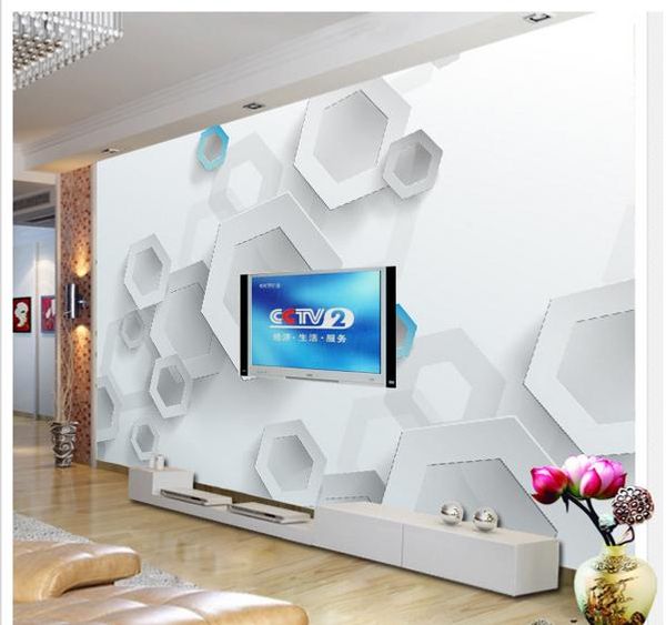 

простой и стильный динамический круг фон стены современная гостиная обои