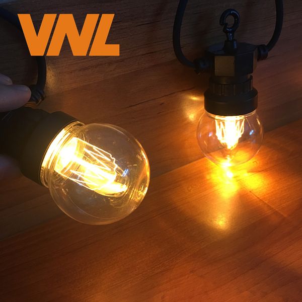 Novelty 42ft G50 Led Connectable Vintage Festoon Ball String