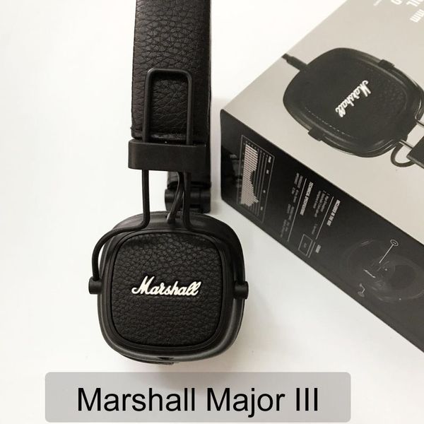 

Marshall Major III Deep Bass DJ HiFi наушники Major 3 профессиональные гарнитуры спортивные наушники проводная студия Hi-Fi наушники
