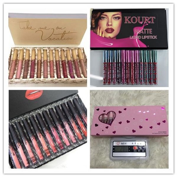 

12pc kit jenner end me more nude 12 color matte liquid lip tick kit take me on v