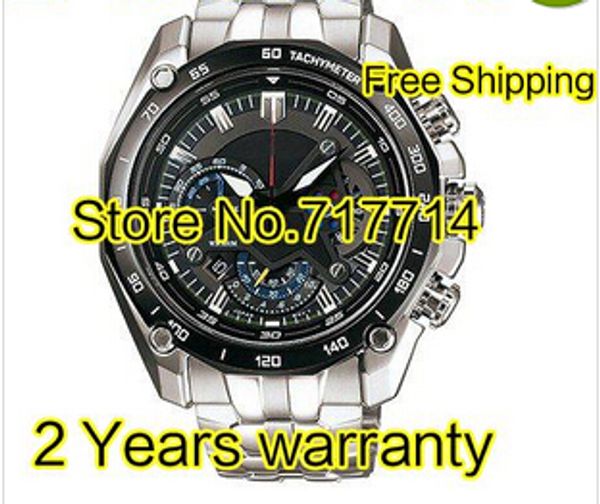 

wholesale-brand quartz ef-550rbsp-1av ef-550rbsp-1a men's watch function swing function ef 550 r b s p 550 men luxury watches, Slivery;brown