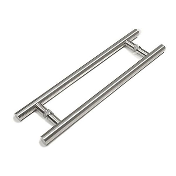 

304 stainless steel barn sliding door handles for 8-12mm glass door and 40-45mm wooden door hardware and knob for home