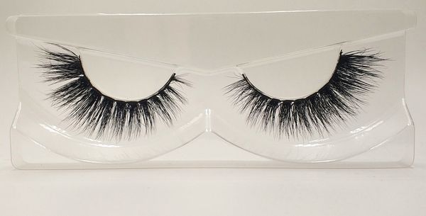 

3d mink false eyelashes 100% mink fur long thick hand-made reusable eyelashes natural 1 pair pack mtl003