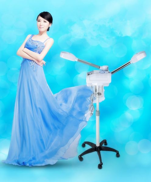 

professional cold ozone vaporizer double-end facial steamer skin moisturizing face spray cleaning steam beauty equipment