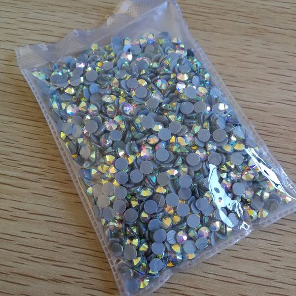 

10bags *1440 piecse ss20 (4.6-4.8mm) ab gold glow crystal rhinestones