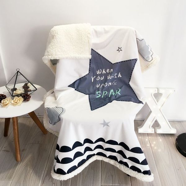 

2018 south korea multifunctional carpet carpet rug nap winter lamb single cartoon blanket / knee may be issued mt800