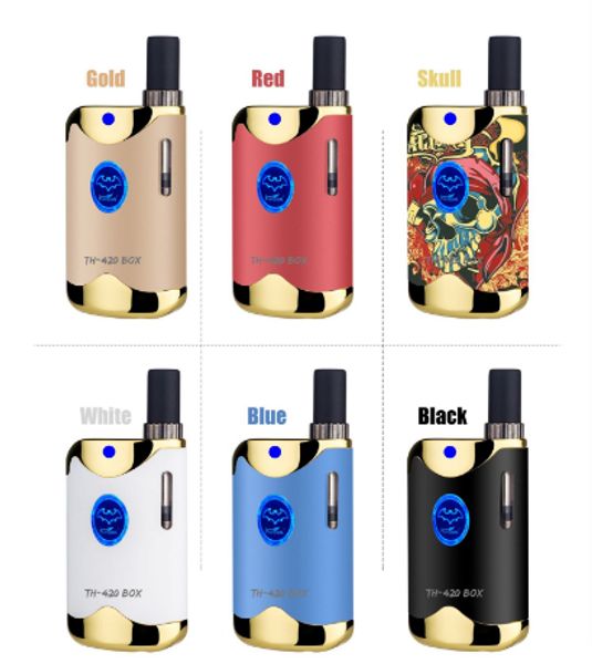 

Hot new Authentic Kangvape TH420 II Starter Kit With 650 mAh Battery TH-420 2 Box Mod For 0.5ml Thick Oil Cartridge Atomizer