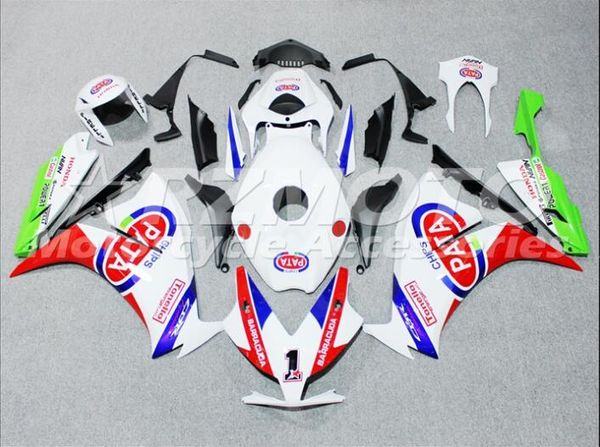 3 omaggi per Honda CBR1000RR 2012 2013 1000RR 12 13 Kit carenatura completa moto iniezione ABS Rosso Bianco Verde T4