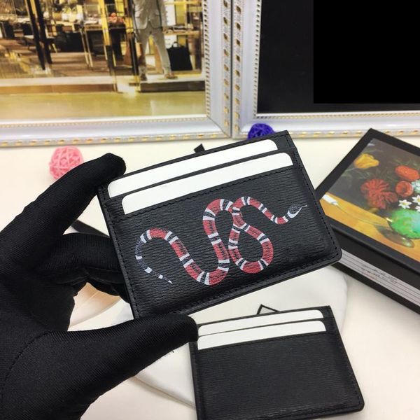 

Card holder fa hion new de igner men fa hion wallet mall pur e card holder with box