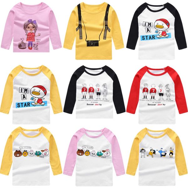 VEKDONE Toddler Kid Baby Girls Denim Ruched Long Sleeve T-Shirt Tops Blouse Clothing