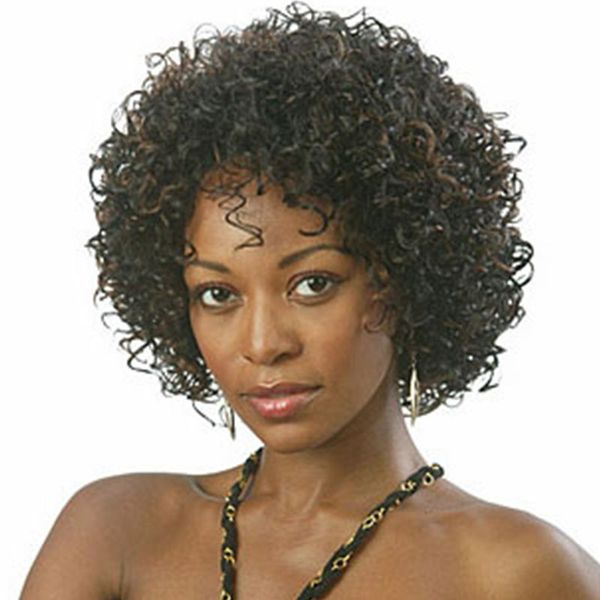 

Afro Kinky Вьющиеся синтетические парики фронта шнурка Glueless парики шнурка с волосами