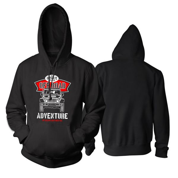 

bloodhoof off road locomotive printing black cotton men hip hop hoodie asia size