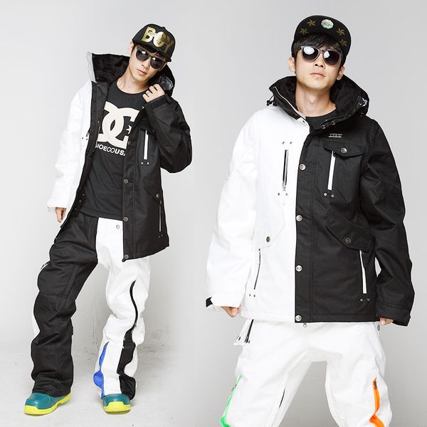 

stormrunner 2018 new single board double ski suit, waterproof, breathable and warm outdoor ski jacket + pants
