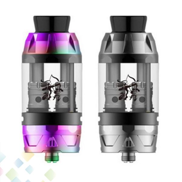 

Authentic HENGLING Qtank Atomizers Gyrate Dual Flavor Subohm Tank 5ml with 2 different flavor in 1 tank Q Tank E-Cigarette DHL Free