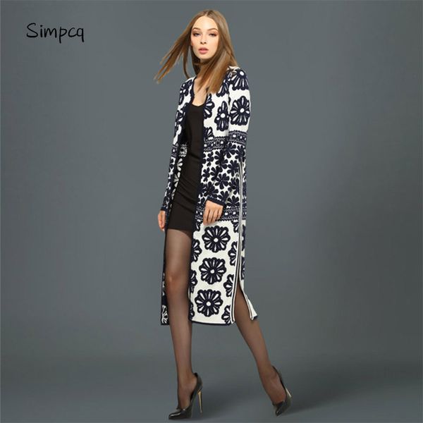 

fashion long trench coat for women full 3d skirt worsted new time-limited burderry charm sweater cardigan casaco feminino, White;black