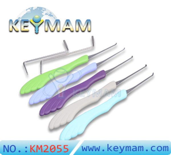 

High quality HUK 5 pcs colorfull Single lock Pick tool