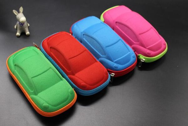 

Baby gla e cute cartoon car ungla e box child tationery box zipper gla e box