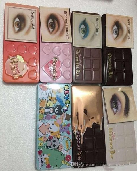 

Sweet peach makeup eye hadow chocolate bar emi weet bonbon gold white 16 color profe ional eye hadow palette delivery