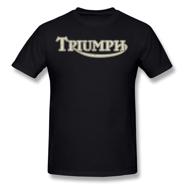 

Последний человек 100% хлопок старинные Триумф Майка мужчины футболки человек Crewnec