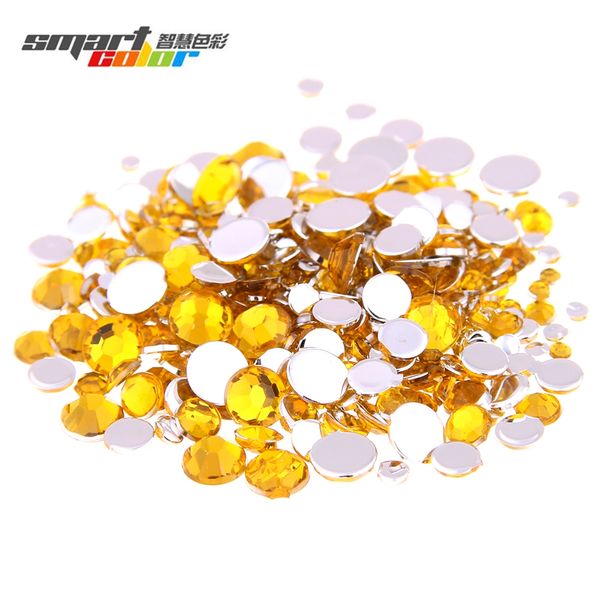 

gold color acrylic rhinestones multi-size optional shoes sparkling nail art decorations clothing decorations, Silver;gold