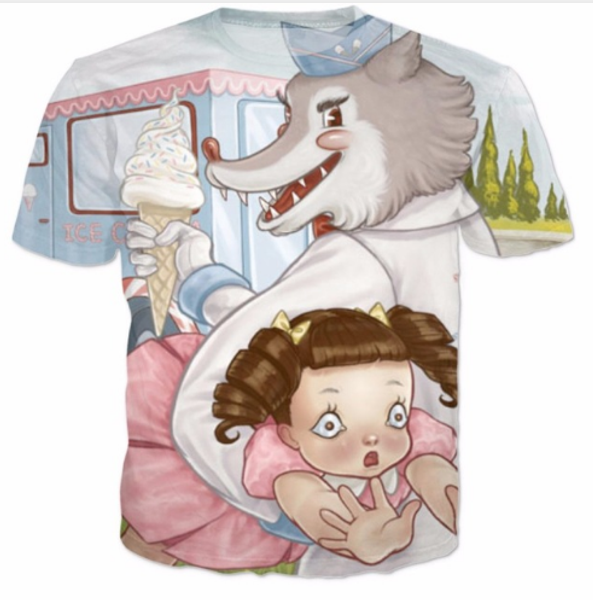 

tag you're it melanie martinez t-shirt cotton t shirt tees harajuku tumblr women men 3d casual tshirt fashion outfits u483, White;black