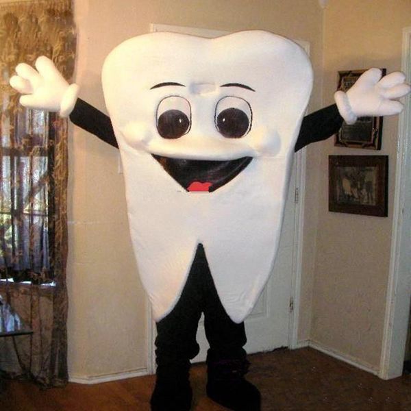 2019 de alta qualidade Tooth Mascot Costume Halloween Fancy Dress frete grátis tamanho adulto para Festival publicidade