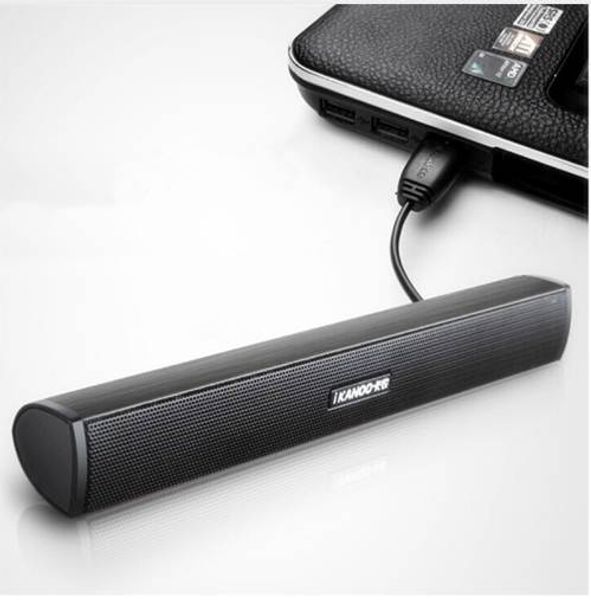 HEIßE VERKÄUFE Tragbare Laptop/Computer/PC Lautsprecher Subwoofer USB Soundbar Sound Bar Stick Musik Player Lautsprecher Für Tablet