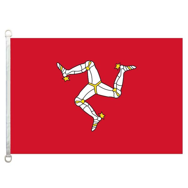 

the isle of mann flag,90*150cm ,100% polyester, banner,digital printing