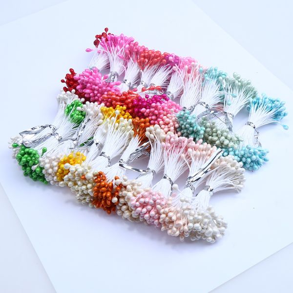 

500pcs 3mm artificial pearl flower stamen used for nylon flower accessories