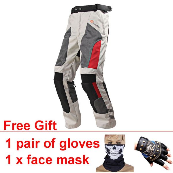 

waterproof motorcycle pants wearable motocross trousers breathable pantalon moto windproof protective pad off-road riding racing